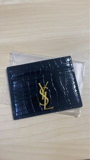 Pack Shunfeng❗️YSL crocodile🐊 pattern black card holder64241107953922110