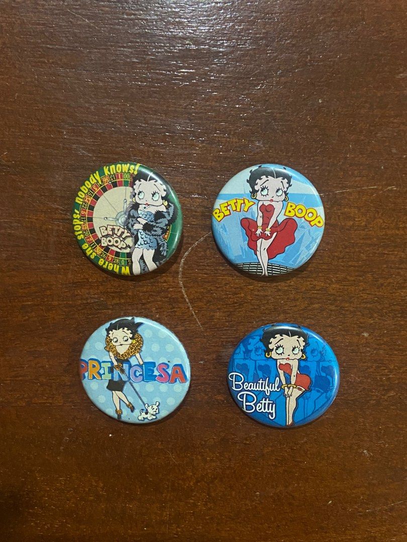 00s Betty Boop Pins (Category: Other Accessories) located in Butuan. Submitted by user71838272 (Listing ID 1399774325, Image 1). Description: with licensing .