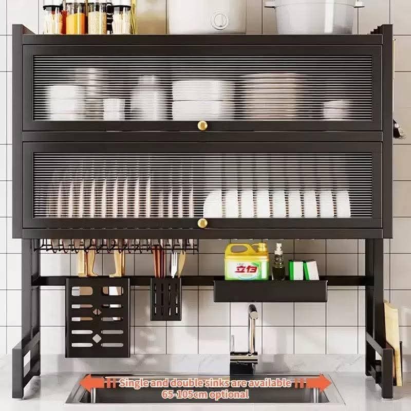 2 layer dish cabinet rack (Category: Food Organization & Storage) located in Manila. Submitted by yzcartph (Listing ID 1399719918, Image 1). Description: 65cm 1650 85cm 1850.
