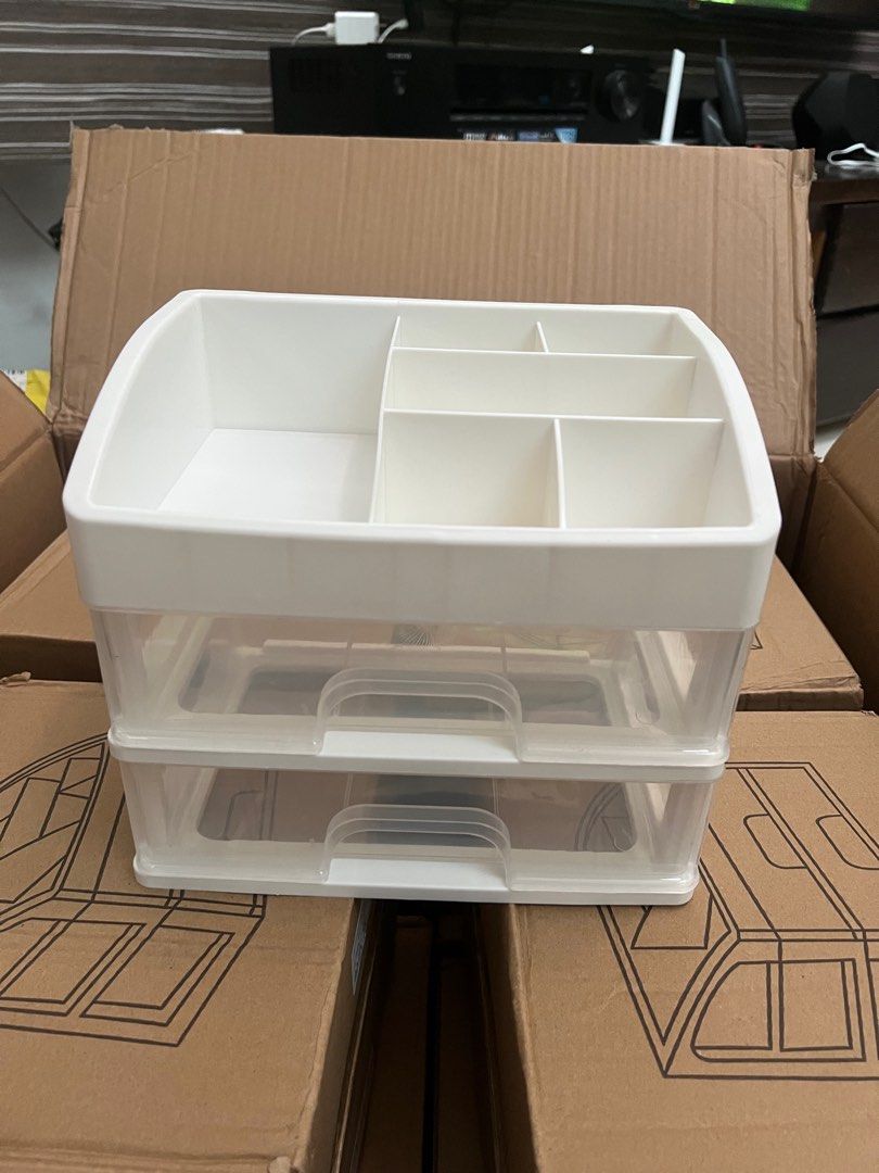 2 Layer Make Up Organizer (Category: Storage Boxes & Baskets) located in Tagaytay City. Submitted by cherieclothingph (Listing ID 1399740766, Image 2). Description: 5 pcs Open for take All 2 Layer Organizer 550 Tagaytay pick up.