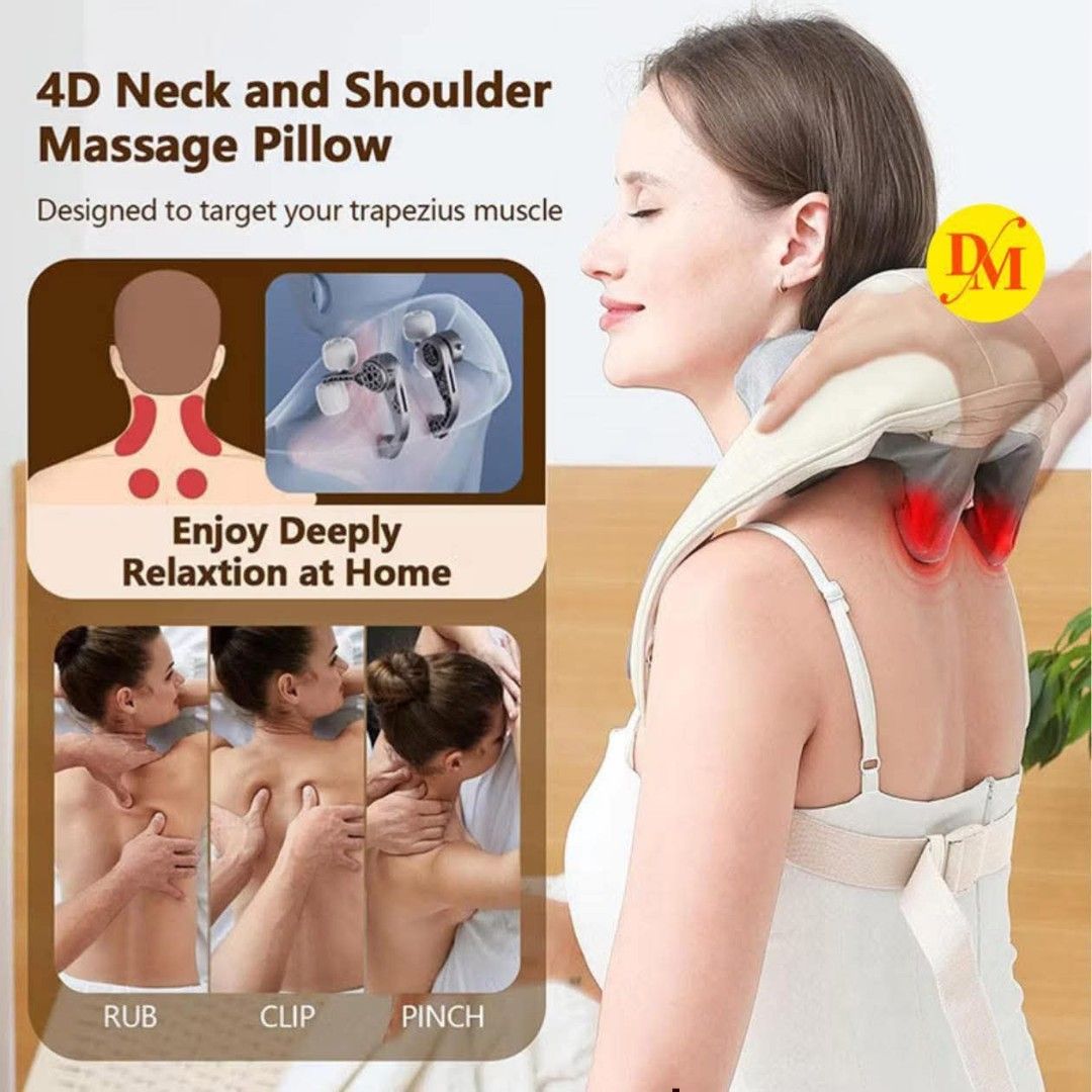 4D Neck and Shoulder Massage Pillow (Category: Massage Devices) located in Manila. Submitted by onlineshoppersph (Listing ID 1399695121, Image 2). Description: Cash On Deliver - Metro Manila - Delivery Fee/Handling Fee shouldered by BUYERS - DF/HF depends on BUYERS Location LALAMOVE PICK UP - Cash on Deliver - Metro Manila & Nearby DELIVER THRU COURIER, CARGO & BUS - Provincial Buyers - Payment 1st Thank You.