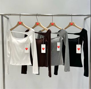 東大門代購女裝上衣/打底連胸墊64246532243075110