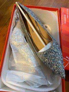 全新銀色婚鞋 (37號鞋, 9.5厘米高)64245519948802110