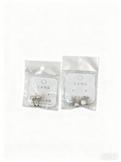 【香港無耳洞必入】天然淡水珍珠耳夾 925銀材質 真珍珠不仿珠 50蚊一對64245520530435110