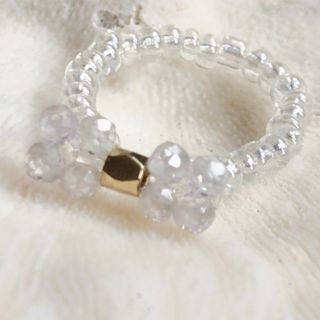 đŽ White Rice Bead Ring â¨64246336621954110