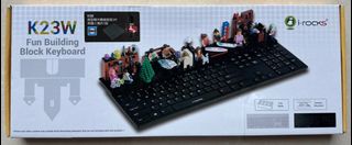 [全新未用過] i-Rocks K23W Fun Keyboard Lego 積木鍵盤 送三組積木64246534352514110