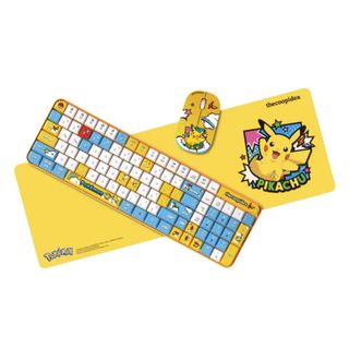 [🔥50% OFF] 🔥Pokémon Pikachu Wireless Keyboard and Mouse Combo Tappy Pro Thecoopidea - 【CP-KB03-PIKA】64246851950337110