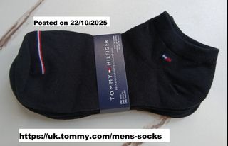 美牌 Tommy Hilfiger Men's Socks (3 Pairs)64246685830785110