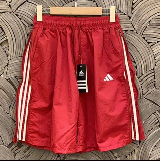 Adidas 側拉鍊三條槓機能風運動休閒短褲情侶款 Shorts Pants64246178600450110