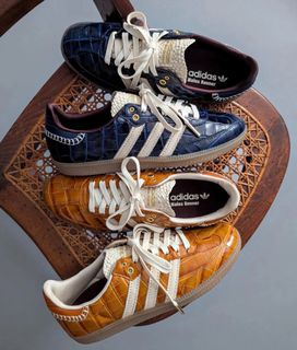 adidas originals Samba OG x WALES BONNER 鱷魚紋復古休閒板鞋 35-4564246532543491110