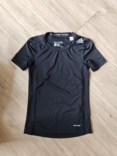 Adidas Techfit 童裝黑色運動上衣64246338269826110