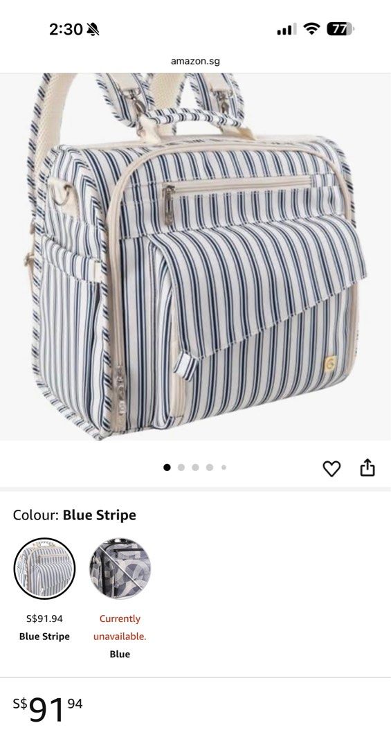 Allcamp diaper backpack (Category: Diaper Bags & Wetbags) located in Singapore. Submitted by vvxlin (Listing ID 1399698658, Image 5). Description: Retailing at Amazon - $92 Very lightly used. No stain, scratches, tear. As good as new. Self collect at 682489. Selling as I have too many diaper bags.