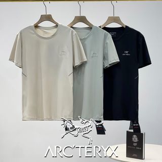 ARCTERYX 2025夏季字母小logo刺繡無痕冰絲速幹短袖T恤 短袖T恤 Cotton Short Sleeve T-shirt 恤衫 棉t恤 Korea 韓國 潮流 時尚 男女同款 男裝 女裝 tee shirt 衛衣 tee sh64246684954241110
