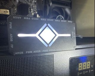 ARGB Computer Cooling Fan Controller/Hub with Remote Control455314176024913920