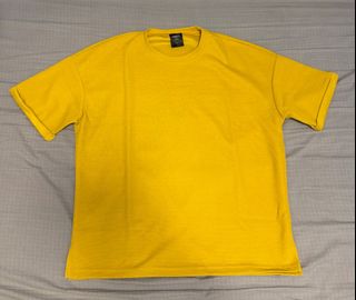 ASOS 黃色立體紋理T恤64246852175361110