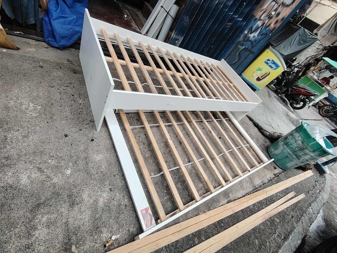 Bed frame with pull out bed frame (Category: Bed Frames & Mattresses) located in Manila. Submitted by j937122732511 (Listing ID 1399825627, Image 2). Description: All item is brand new.. Cod.. Same day delivery.. Free assemble.. Delivery fee thru lalamove rate.. We are located in Paco, Mla Kindly pm or call 0 9 6 0 5 4 5 2 8 4 5 0 9 5 6 2 2 1 7 2 5 5.