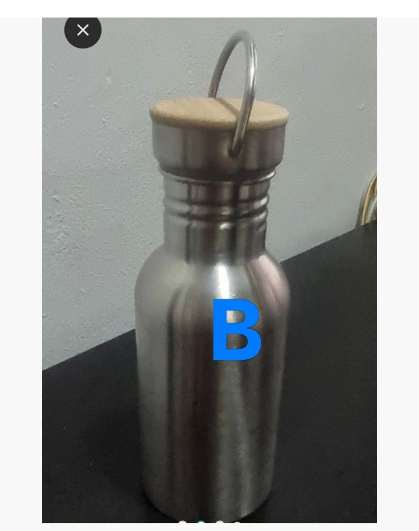Bottles (Category: Water Bottles & Tumblers) located in Singapore. Submitted by kiyomiagassi (Listing ID 1395374539, Image 2). Description: All Brand New 1. Bottle A $5.9 2. Bottle B $5.90 3. Bottle C $5.9 4. Cup D $5.90 I don't have a job so I need to sell my stuff..
