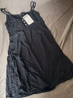 布蘭迪梅爾維爾 海軍藍波點連身裙64247024339202110