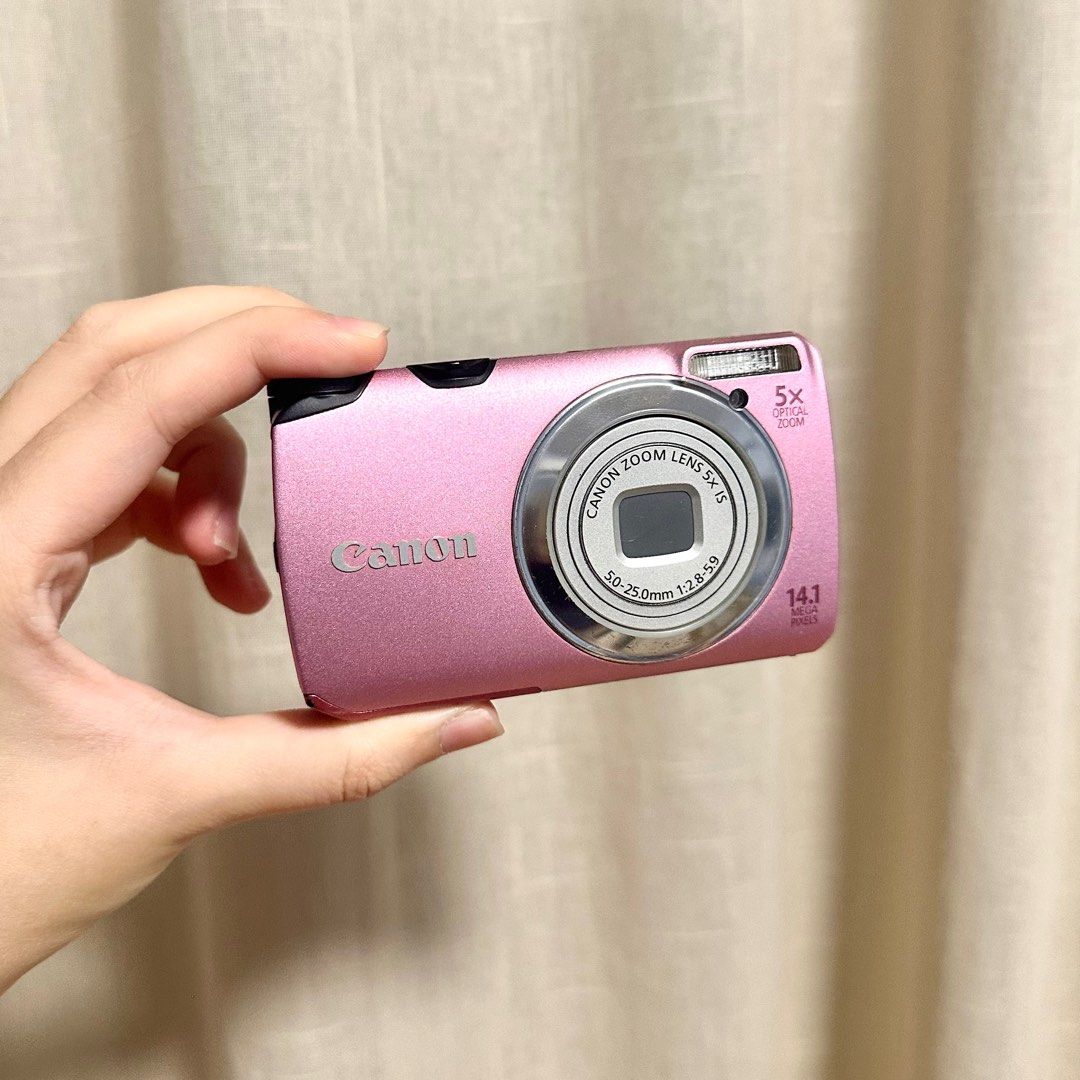 Canon Powershot A3200 Pink Digicam, Photography, Cameras on Carousell