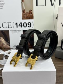 💎Quality Assurance💎 CELIN Celine Women's Arc de Triomphe Belt64245520601729110