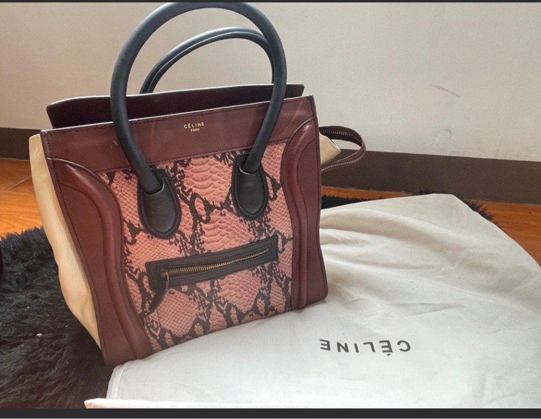 Authentic slightly damaged Celine Luggage Handbag (Category: Luxury Bags & Wallets) located in Quezon City. Submitted by cole38 (Listing ID 1399769593, Image 1). Description: - Authentic Celine Luggage handbag - heavily damaged hence the price but it can still be serviced/restored - shipping shouldered by buyer.