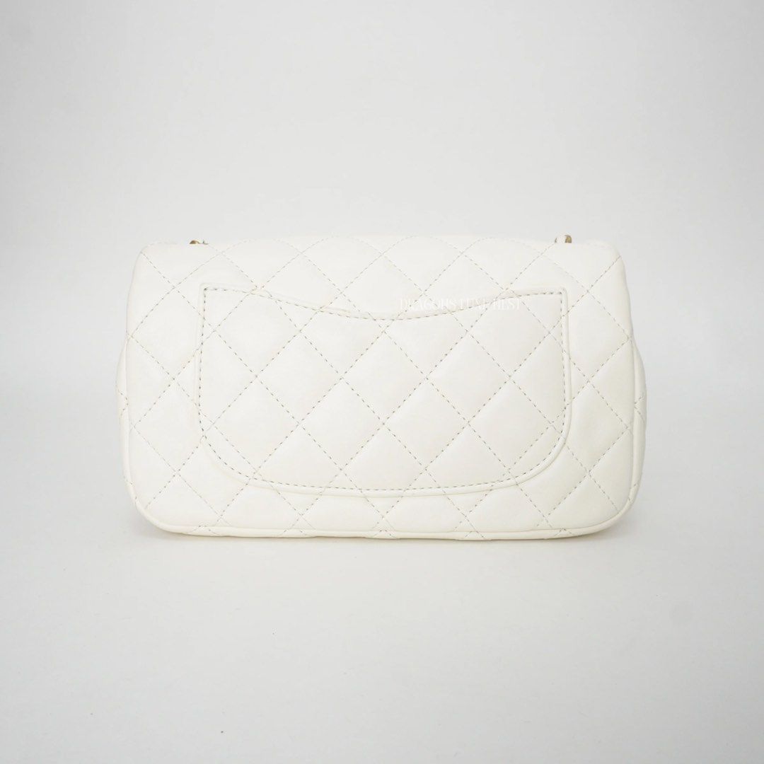 Chanel Lambskin Pearl Crush Mini Rectangle Flap GHW Microchip (Category: Luxury Bags & Wallets) located in Taguig. Submitted by dluxenest (Listing ID 1399815956, Image 3). Description: Inclusion: dust bag You may follow us on IG : dluxenest FB : Dragons Luxe Nest.