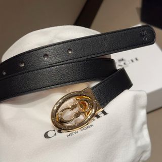 🌟Quality Assurance🌟COACH/Coach New Double C Buckle Belt64245834550274110