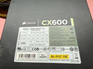 Corsair CX600 電源供應器64246684310915110