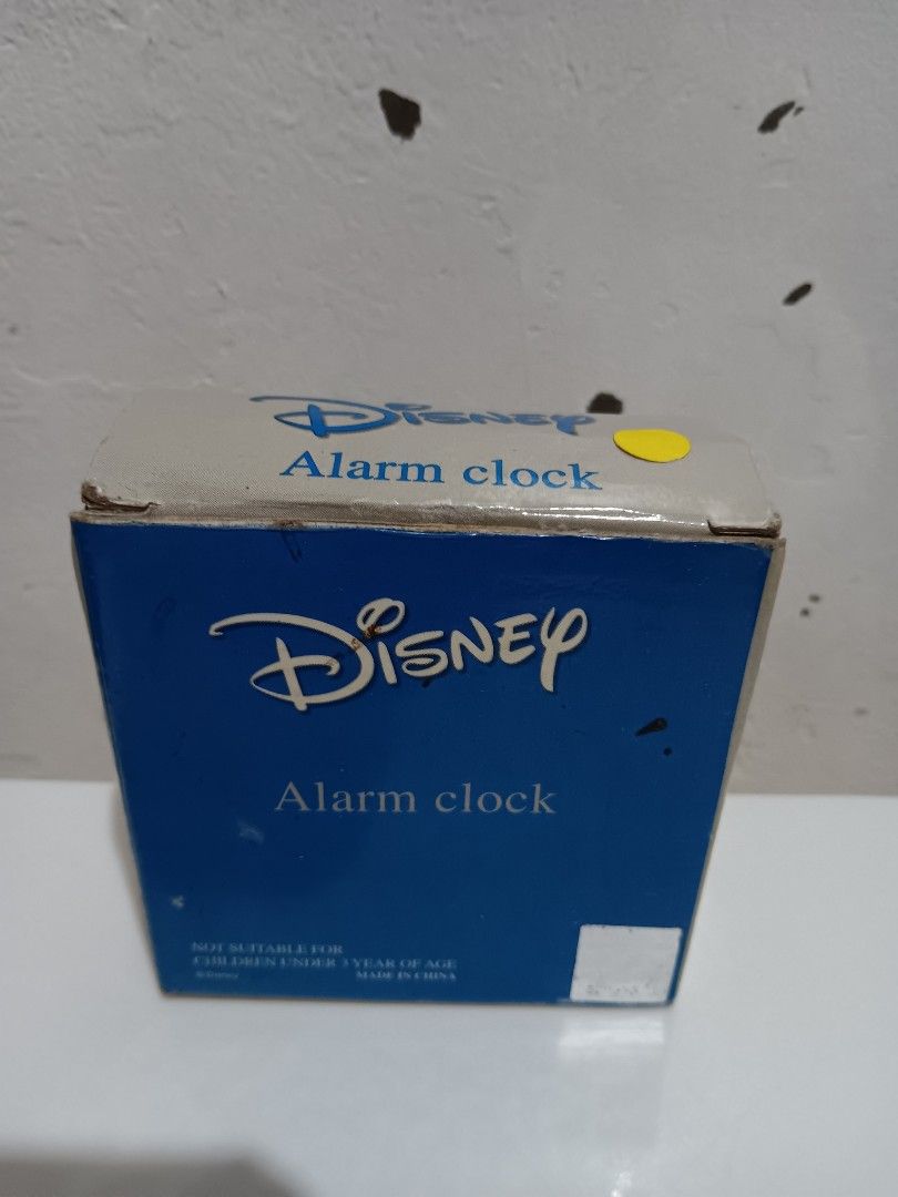 Disney Mickey Mouse Alarm Clock Vintage (Category: Clocks) located in Manila. Submitted by roshisneakerhouse (Listing ID 1399672431, Image 2). Description: - Disney Mickey Mouse alarm clock Vintage - Brand new, in original packaging - Features a yellow clock face - Adorned with classic Mickey Mouse graphics - Clear plastic casing -Courier:Lalamove/Grab Express/J&T -PM lang po.