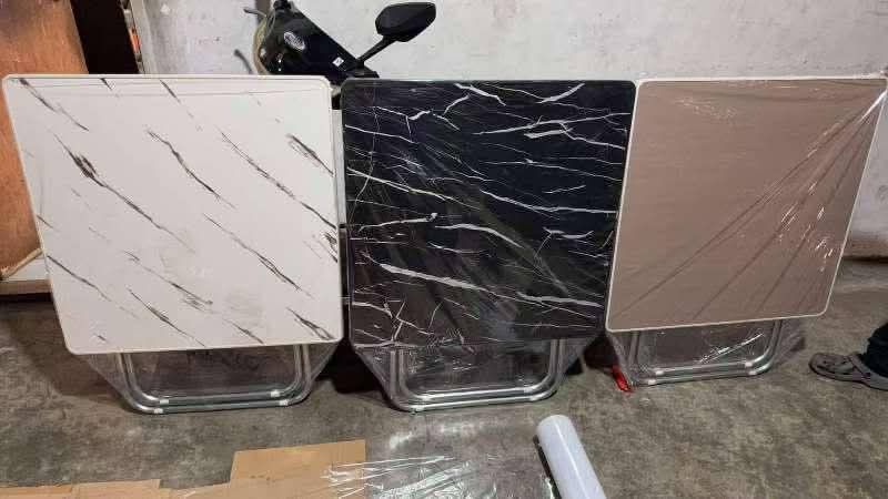 folding table (Category: Tables & Sets) located in Manila. Submitted by yzcartph (Listing ID 1399717439, Image 1). Description: Compact Foldable Dining Table for Home, Office, and Outdoor Use – Lightweight and Durable Design Size 60x60 800 80x80 950.