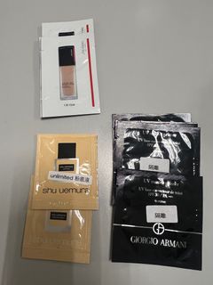 GIORGIO ARMANI 隔離液 粉底液 Shiseido 試用裝 10蚊3包 Shu urmura SPF 30 Foundation64246533884033110