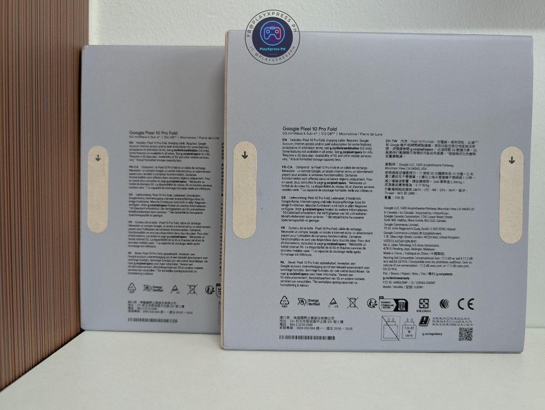 Google Pixel 10 Pro Fold (Category: Google Pixel) located in Pasay City. Submitted by playxpressph (Listing ID 1399767086, Image 2). Description: Google Pixel 10 Pro Fold 256GB: 76,000 512GB: 95,000 Brand New Sealed Pack SG Variant 15 days replacement warranty 1 Year Google Warranty 1 Physical Sim + eSim Freebies: 1 Ugreen 45W Charger 2 Tempered Glass 1 Clear Case Mode of Payment Cash, Gcash, Bank Transfer No Installment, No CC 🤝 Meetup: Newport