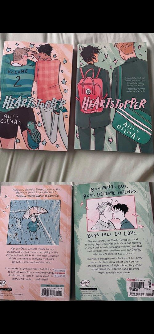 Heartstopper Vol 1 & 2 (Category: Comics & Manga) located in Quezon City. Submitted by toasterpiee (Listing ID 1399792134, Image 1). Description: .