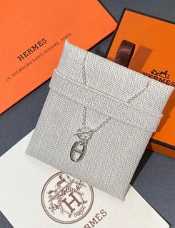 Hermes 豬鼻子Farandole 純銀頸鍊64246019734658110