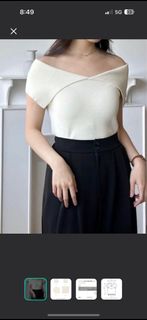 IG Shop Serco 米白色大翻領優雅背心64246018767619110