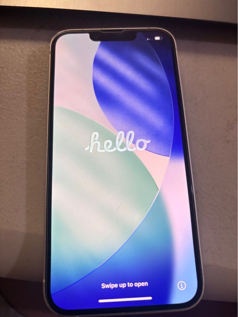 IPHONE 14 (Category: iPhone 14 Series) located in Rizal. Submitted by ky_01 (Listing ID 1399659854, Image 2). Description: Iphone 14 ganyan na po siya since update then pinaayos ko yung esim niya kaso kayo na lang magpaayos (wala me time) For parts or kung gusto niyo ipaayos na lang.