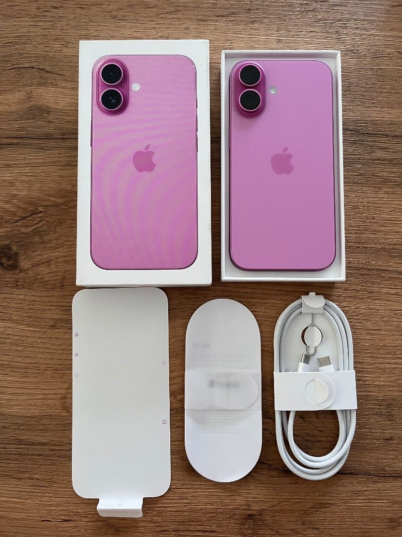 Iphone 16 256GB (Category: iPhone 16 Series) located in Pasig City. Submitted by hesamshahbazian92 (Listing ID 1399724510, Image 2). Description: iPhone 16 256GB 5 months old only with receipt under my name (lady owned) Pink color Warranty till April 2026 NTC, ANY SIM. With box and original cable (never used cable) Screen protection and case installed since day1 True tone, Face ID are all working Upgraded to the newest iOS 26 100% looks like bran