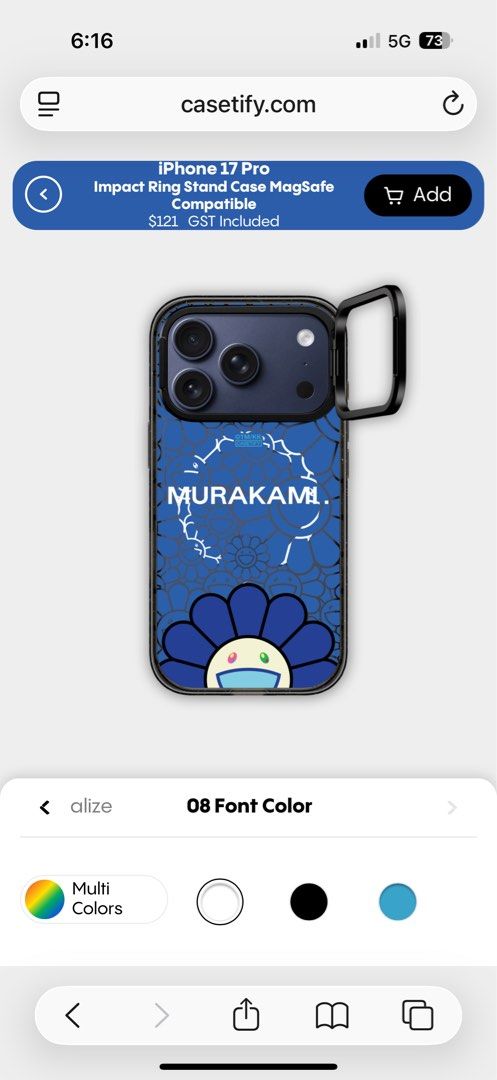 iPhone 17 pro case Casetify Takashi Murakami, Mobile Phones