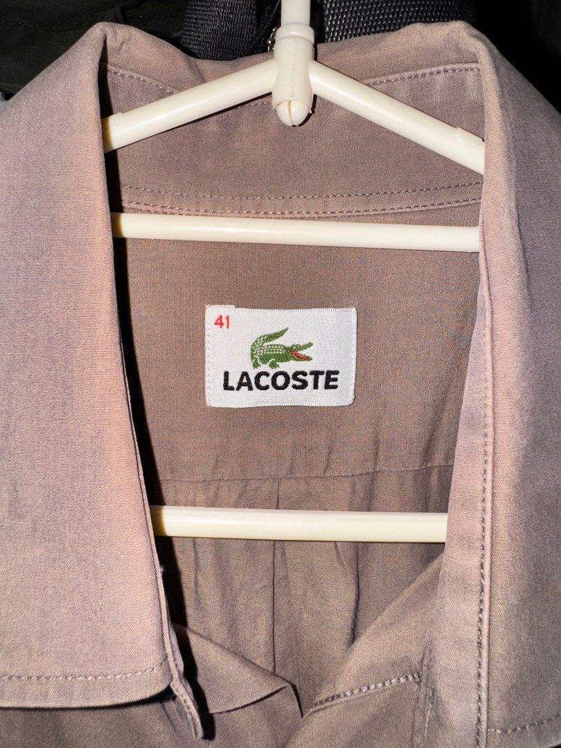 Lacoste Short Sleeve Shirt - Size 41 (Category: Tshirts & Polo Shirts ) located in Marikina City. Submitted by prelovedmgs (Listing ID 1399805012, Image 2). Description: - Size: 41 .