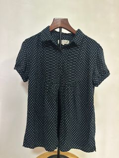 Letter 圓點短袖襯衫 M 碼64247024103555110