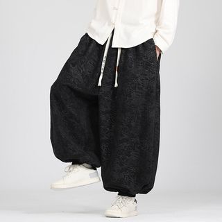 M-5XL👖 百搭男裝闊身款休閒鬆身復古工裝褲oversize闊褲休閒褲束腳褲64246852388867110