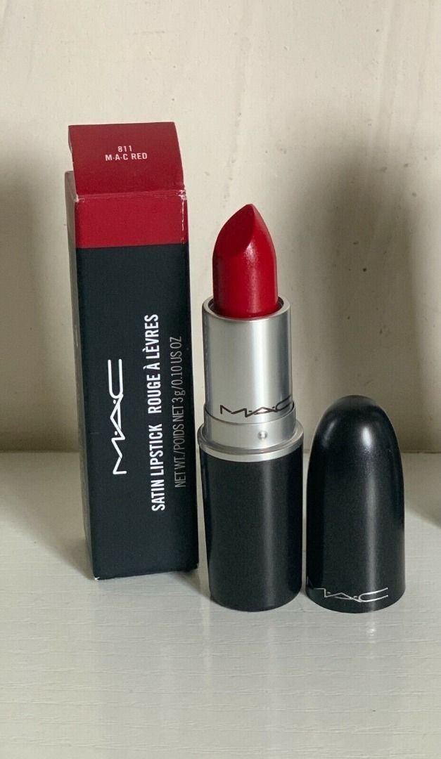 MAC SATIN LIPSTICK - MAC RED (Category: Makeup) located in San Juan City. Submitted by thesouthbeachedit (Listing ID 1399805655, Image 1). Description: 100 % Authentic from the US! 100% Brand New and Unused MAC SATIN Lipstick in MAC RED size .1 oz., new in box, never used or tested..
