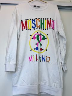 Moschino Milano 彩色印花長袖連衣裙64247024435457110