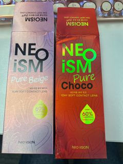 NEOiSM Pure Beige & Choco Day Con Contact Lenses 150 Degrees64246337037697110