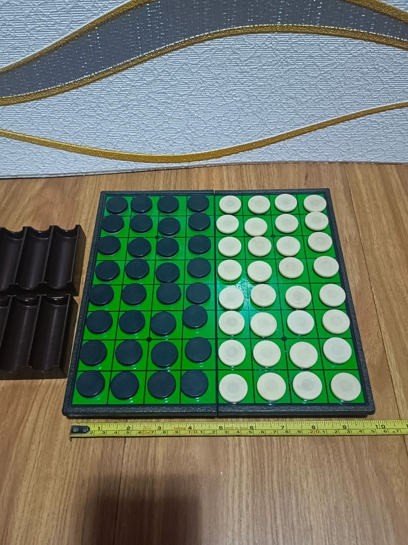 OTHELLO MAGNETIC BOARD GAME (Category: Board Games & Puzzles) located in Makati City. Submitted by nyxhemera26 (Listing ID 1399801933, Image 2). Description: OTHELLO MAGNETIC BOARD GAME • COMPLETE BUT MAY SCRATCHES NA BOARD.