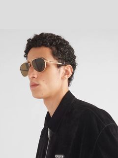 Prada 金屬飛行員太陽眼鏡64246531858435110
