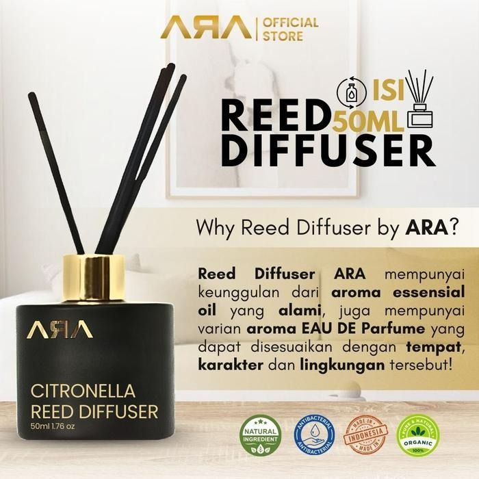Rumah Wangi ARA Reed Diffuser Pengharum Pewangi Ruangan Kamar Minyak ...