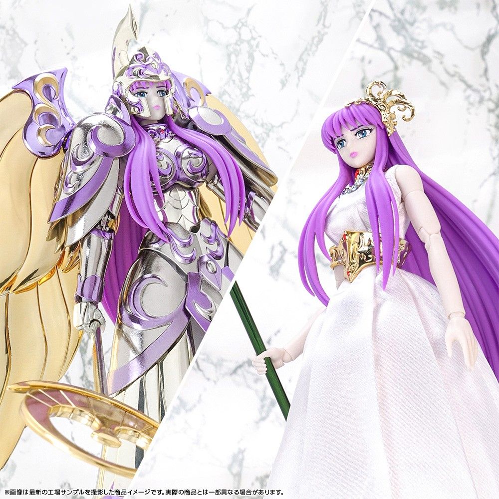 Saint Seiya Cloth Myth EX Goddess Athena & Saori Kido Divine Saga ...