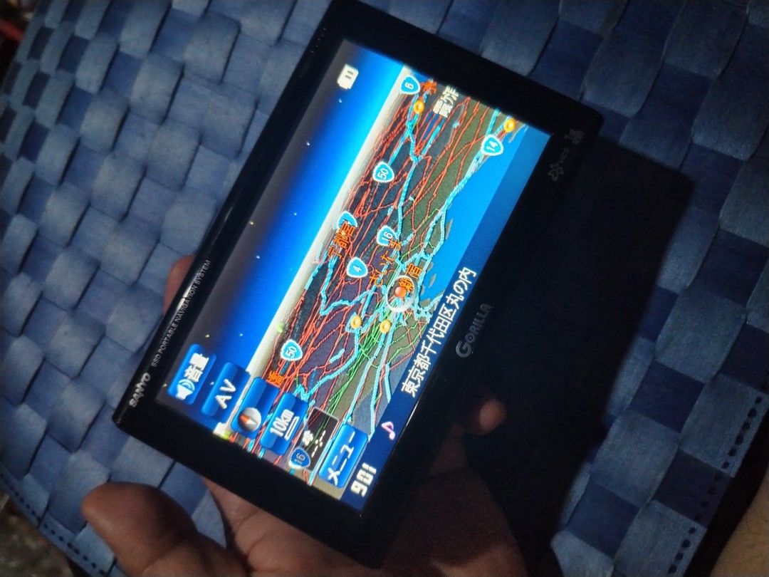 sanyo gorilla ssd portable navigation (Category: Cameras) located in San Jose del Monte. Submitted by toys.merch.electronic (Listing ID 1399671076, Image 2). Description: included 4gb sdcard/charger gamit ko lang pangmusic kayo na lng magexplore ng ibang features mop gcash mod flash/jnt loc sjdm bulacan.