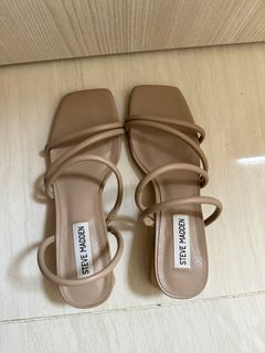 Steve madoen 真皮粗跟涼鞋/拖鞋兩穿64246532615297110